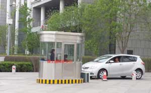 天津空港經(jīng)濟(jì)區(qū)管委會(huì)不銹鋼收費(fèi)亭案例 - 中出網(wǎng)-智能出入口門戶