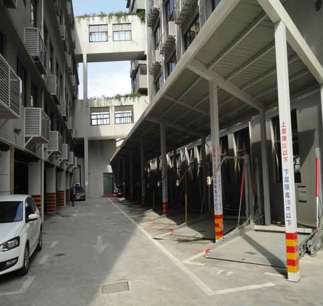 上海晟隆大廈立體車庫(kù)案例 - 中出網(wǎng)-智能出入口門戶