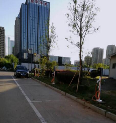 南昌國防科技大廈充電樁案例 - 中出網(wǎng)-智能出入口門戶