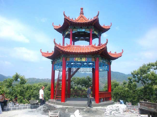 唐山市遷西縣板栗園涼亭案例 - 中出網(wǎng)-智能出入口門(mén)戶(hù)